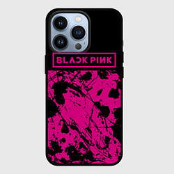 Чехол iPhone 13 Pro Black pink - emblem - pattern - music