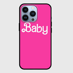 Чехол для iPhone 13 Pro Барби ребенок, цвет: 3D-черный