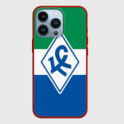 Чехол для iPhone 13 Pro Крылья Советов - футбольный клуб, цвет: 3D-красный