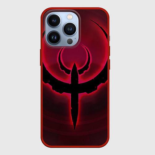 Чехол iPhone 13 Pro Quake красный / 3D-Красный – фото 1