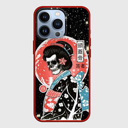 Чехол iPhone 13 Pro Гейша Японии в кимоно - смерть полнолуние