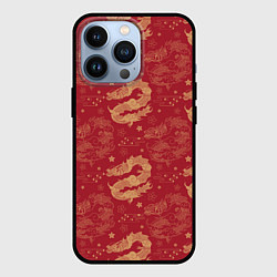 Чехол iPhone 13 Pro The chinese dragon pattern