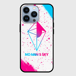 Чехол iPhone 13 Pro No Mans Sky neon gradient style