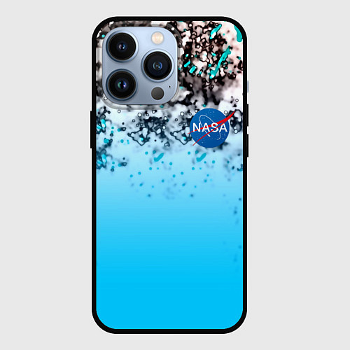 Чехол iPhone 13 Pro Nasa space / 3D-Черный – фото 1