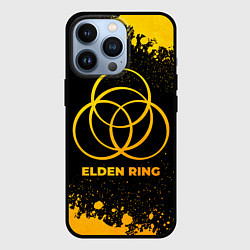 Чехол для iPhone 13 Pro Elden Ring - gold gradient, цвет: 3D-черный
