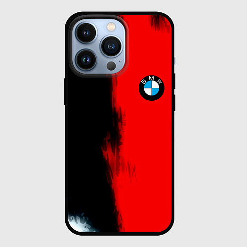 Чехол iPhone 13 Pro Bmw sport colors / 3D-Черный – фото 1