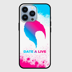Чехол iPhone 13 Pro Date A Live neon gradient style