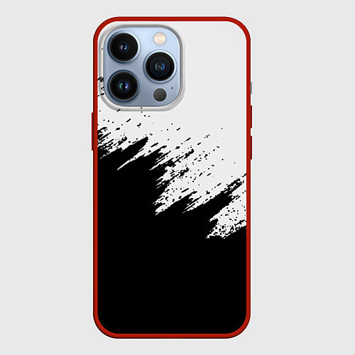 Чехол iPhone 13 Pro Краска и больше ничего лишнего / 3D-Красный – фото 1