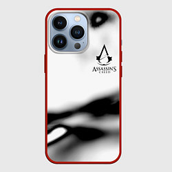 Чехол iPhone 13 Pro Assassins Creed logo texture