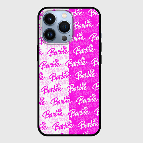 Чехол iPhone 13 Pro Bardie - white - pattern / 3D-Черный – фото 1