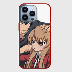 Чехол для iPhone 13 Pro Toradora Тайга Рюдзи, цвет: 3D-красный