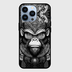 Чехол для iPhone 13 Pro Кинг Конг король обезьян на фоне созвездия, цвет: 3D-черный