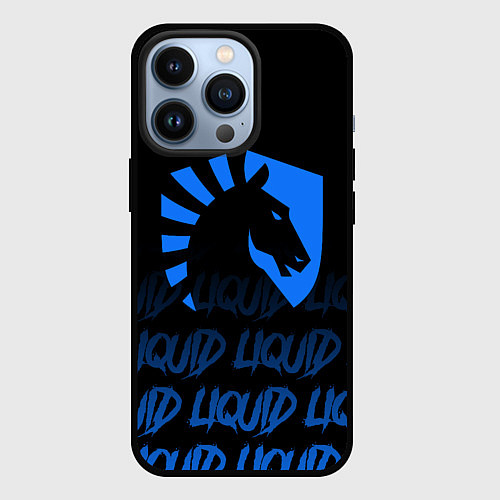 Чехол iPhone 13 Pro Team Liquid style / 3D-Черный – фото 1