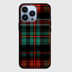 Чехол iPhone 13 Pro Красно-зелёная шотландская клетка