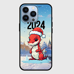 Чехол iPhone 13 Pro Новогодний дракон 2024
