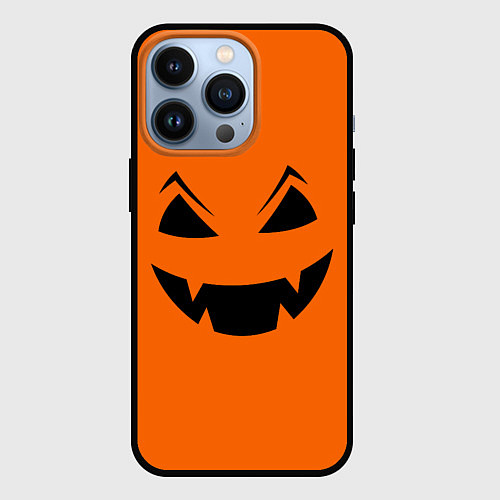 Чехол iPhone 13 Pro Костюм злой тыквы / 3D-Черный – фото 1