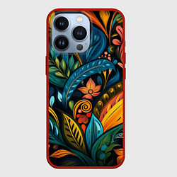 Чехол iPhone 13 Pro Растительный узор в бразильском стиле