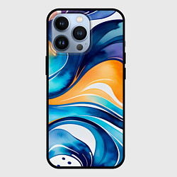 Чехол iPhone 13 Pro Линейная красочная абстракция