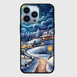 Чехол для iPhone 13 Pro Новогоднее настроение, цвет: 3D-черный