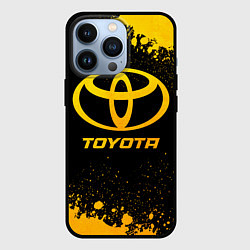 Чехол iPhone 13 Pro Toyota - gold gradient