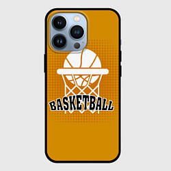 Чехол iPhone 13 Pro Basketball - кольцо и мяч