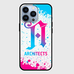 Чехол для iPhone 13 Pro Architects neon gradient style, цвет: 3D-черный