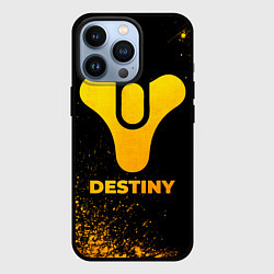 Чехол для iPhone 13 Pro Destiny - gold gradient, цвет: 3D-черный