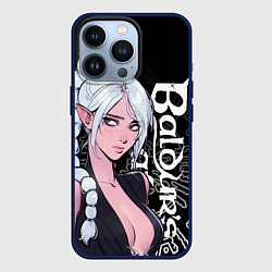 Чехол для iPhone 13 Pro Shadowheart - серебрянные волосы Baldur’s Gate, цвет: 3D-тёмно-синий