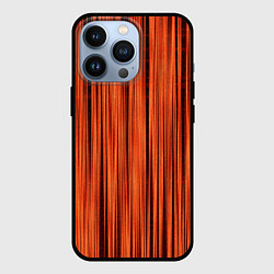 Чехол iPhone 13 Pro Абстрактные полосы красно-оранжевый