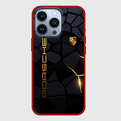 Чехол iPhone 13 Pro Porsche - плиты с эффектом свечения