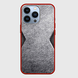 Чехол для iPhone 13 Pro Стальная болванка, цвет: 3D-красный