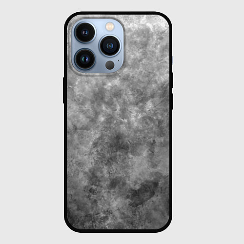 Чехол iPhone 13 Pro Абстракция - grey sky / 3D-Черный – фото 1