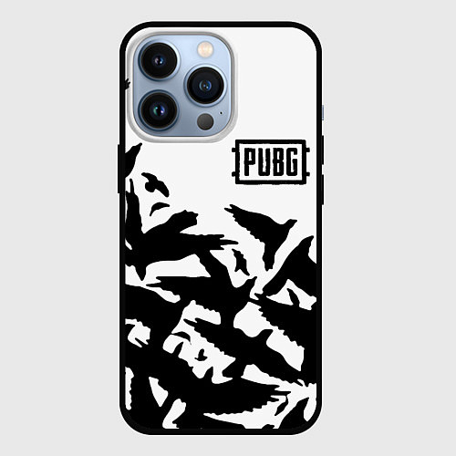 Чехол iPhone 13 Pro PUBG black birds / 3D-Черный – фото 1