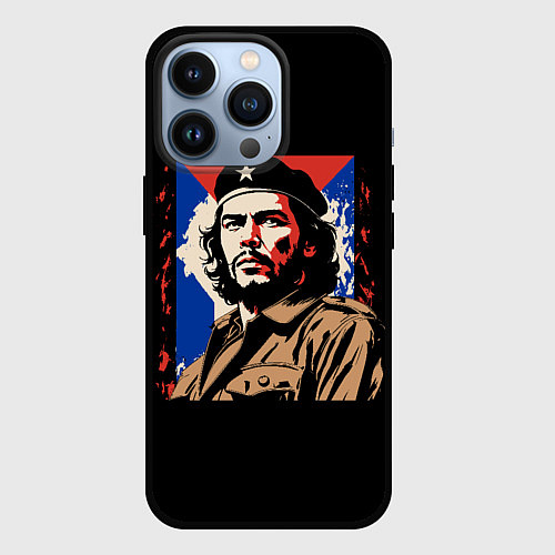 Чехол iPhone 13 Pro Команданте Эрнесто Че Гевара / 3D-Черный – фото 1