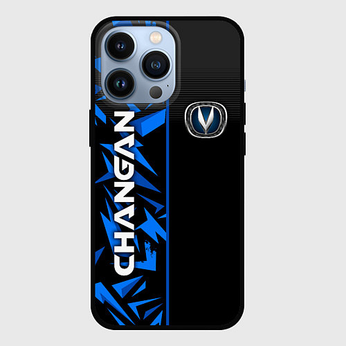 Чехол iPhone 13 Pro Changan - blue uniform / 3D-Черный – фото 1