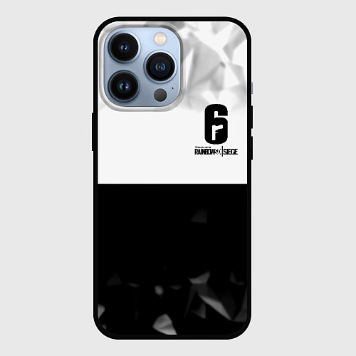 Чехол iPhone 13 Pro Rainbow Six black game colletcion / 3D-Черный – фото 1