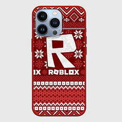 Чехол для iPhone 13 Pro Roblox christmas sweater, цвет: 3D-красный