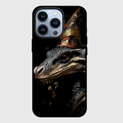 Чехол iPhone 13 Pro Хранитель нового года / 3D-Черный – фото 1