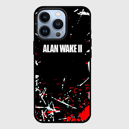 Чехол iPhone 13 Pro Alan Wake 2 писатель / 3D-Черный – фото 1