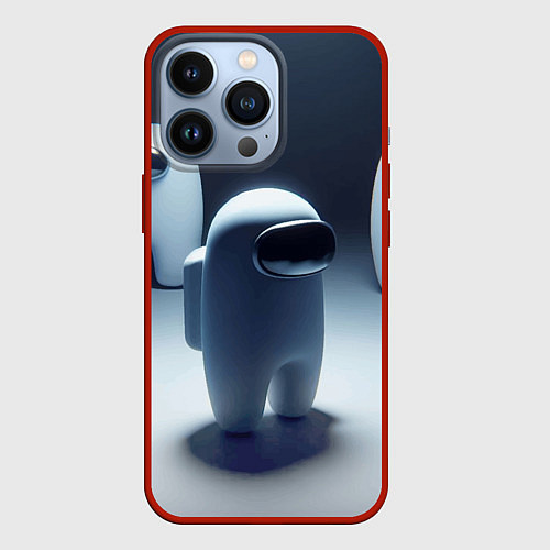 Чехол iPhone 13 Pro Among us - fantasy - ai art / 3D-Красный – фото 1