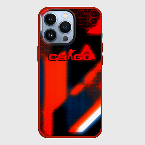 Чехол iPhone 13 Pro Counter strike cyrex / 3D-Красный – фото 1