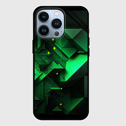 Чехол для iPhone 13 Pro Визуальные иллюзии в геометрии, цвет: 3D-черный