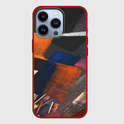 Чехол для iPhone 13 Pro Меловая симфония, цвет: 3D-красный