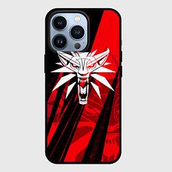 Чехол iPhone 13 Pro The witcher - red sport