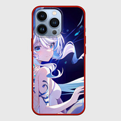 Чехол для iPhone 13 Pro Genshin Impact Furina, цвет: 3D-красный