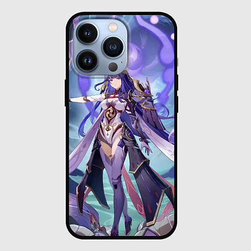 Чехол iPhone 13 Pro Genshin Impact Ei / 3D-Черный – фото 1