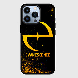 Чехол iPhone 13 Pro Evanescence - gold gradient