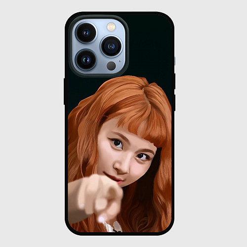 Чехол iPhone 13 Pro Момо Твайс / 3D-Черный – фото 1