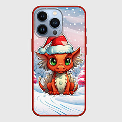 Чехол для iPhone 13 Pro Символ нового 2024 года, цвет: 3D-красный