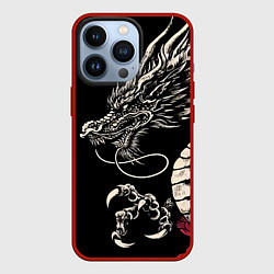 Чехол iPhone 13 Pro Japanese dragon - irezumi - art